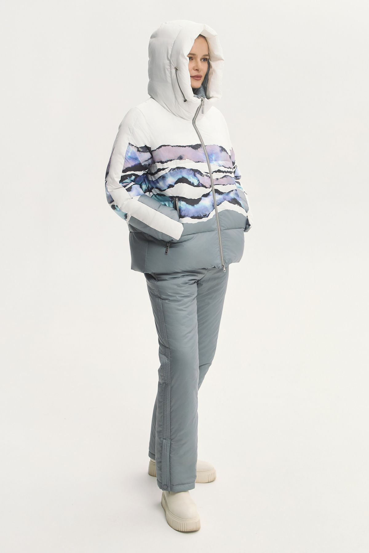 Брюки утеплённые "Акварельная фантазия" 5 Брюки утеплённые "Акварельная фантазия" 5