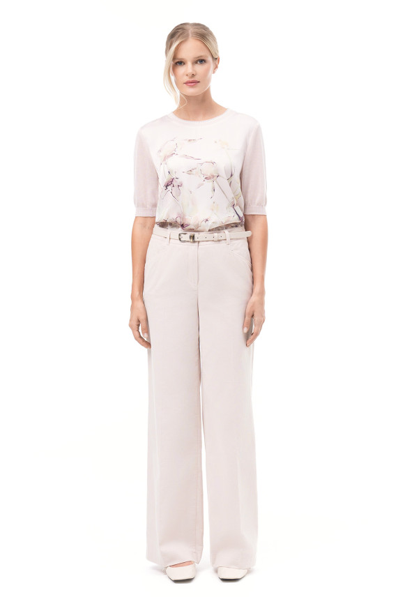 Брюки широкие "Прикосновение нежности" Брюки широкие "Прикосновение нежности"