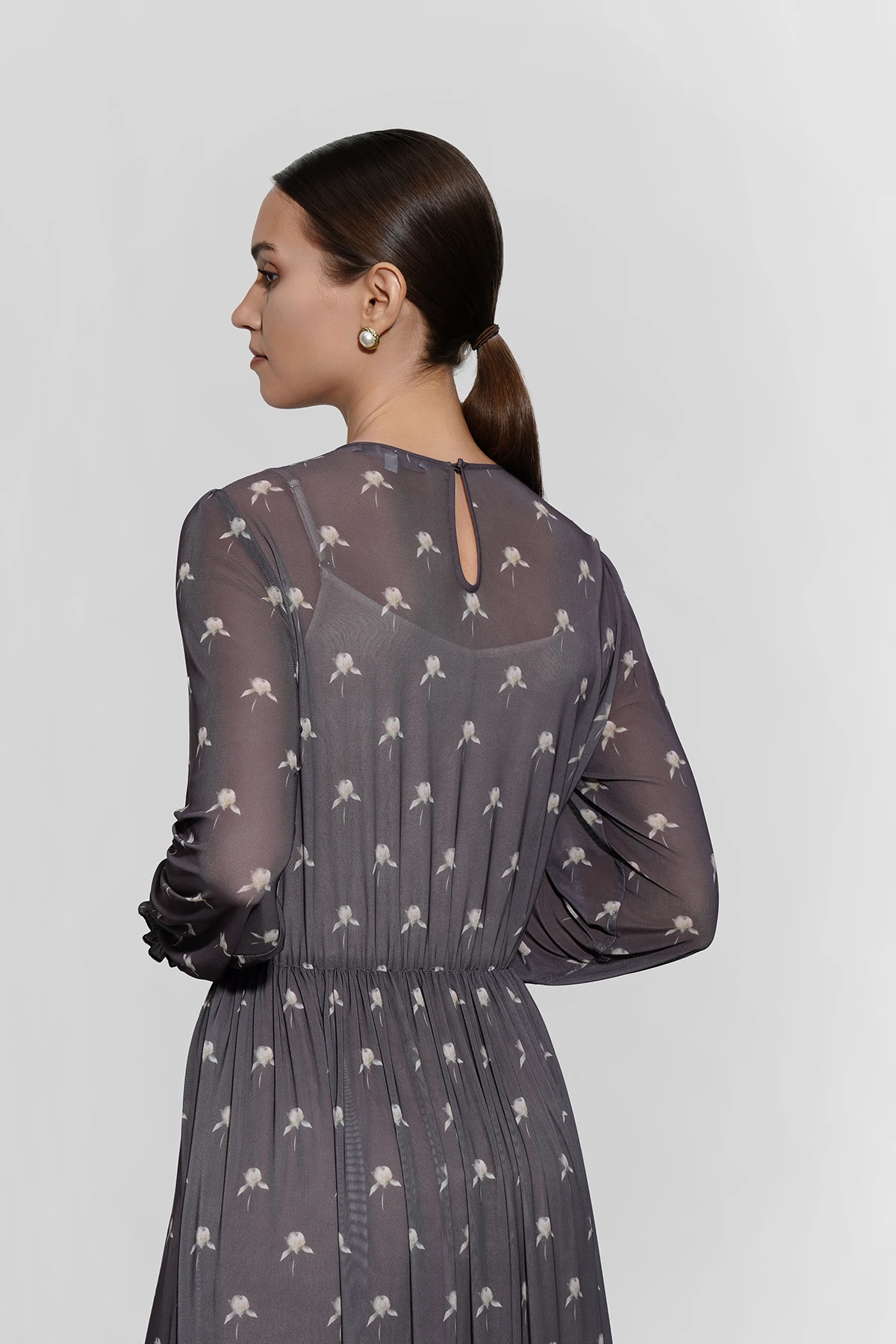 Набор платье тёмное "Мелодия утра" 4