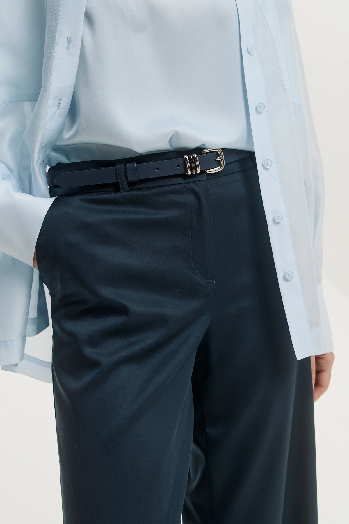 Пояс АB синий 2 см 1