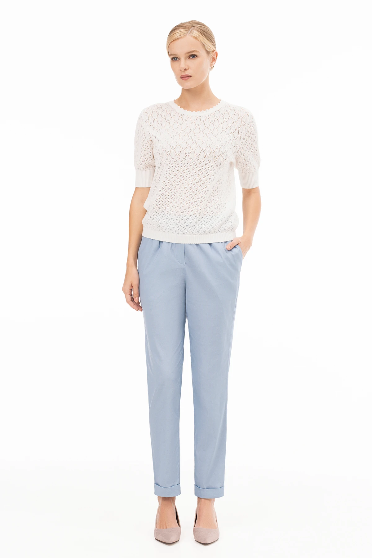 Джемпер "Ажурное солнце" 8