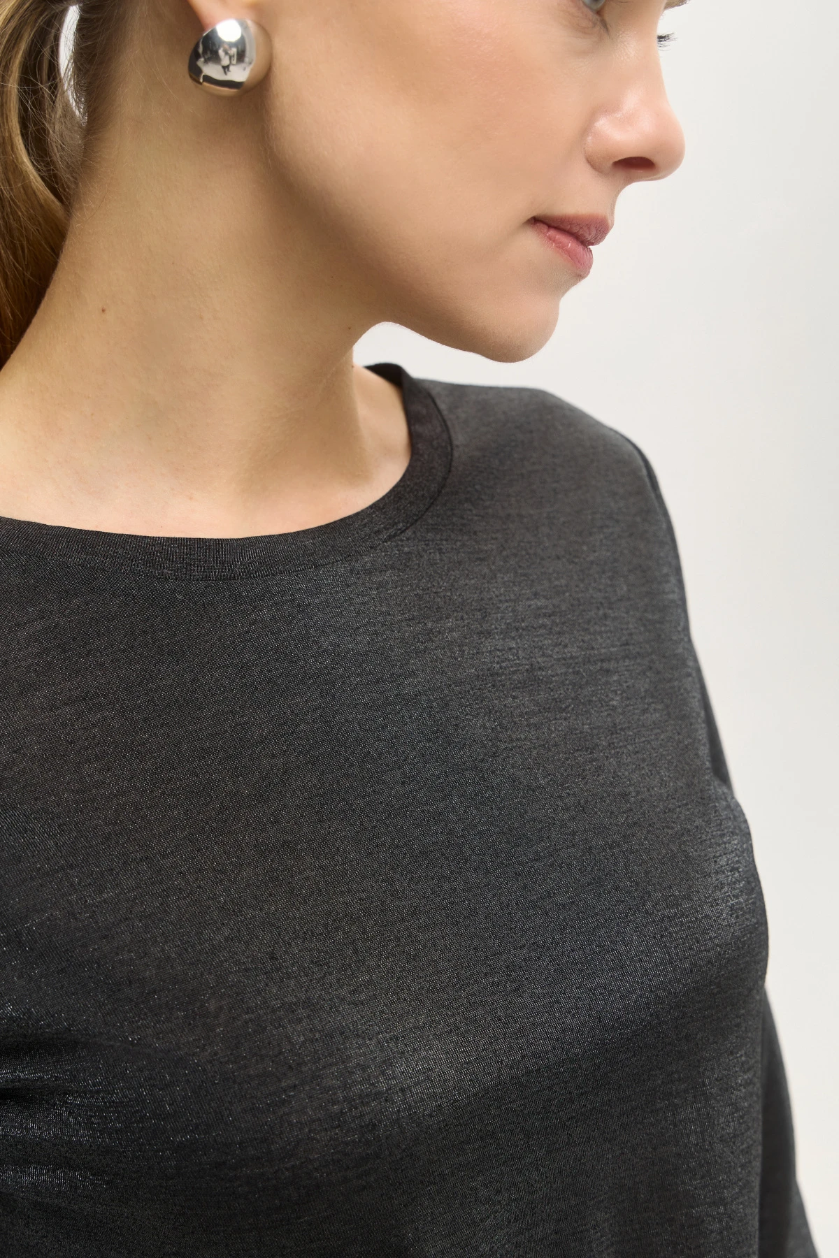 Лонгслив серый "Эхо вселенной" 1