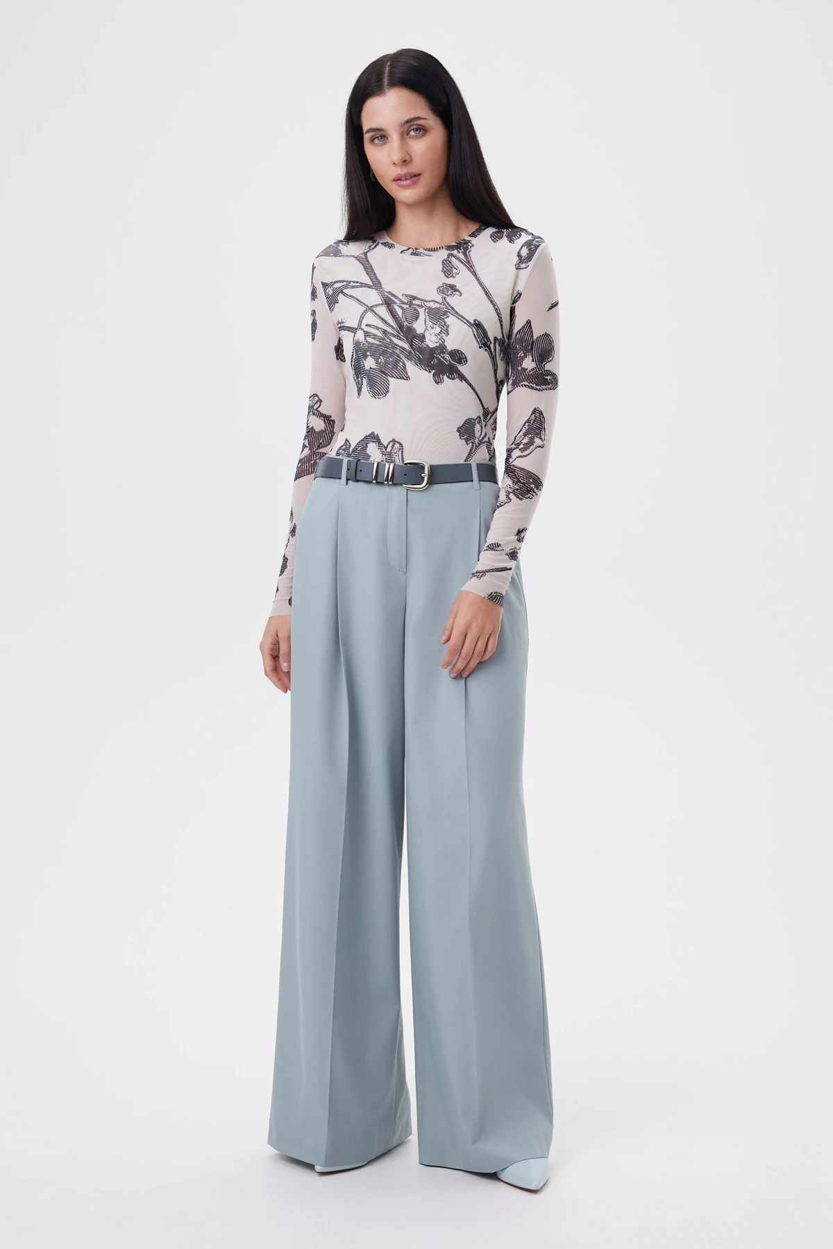 Джемпер "Силуэт весны" 2