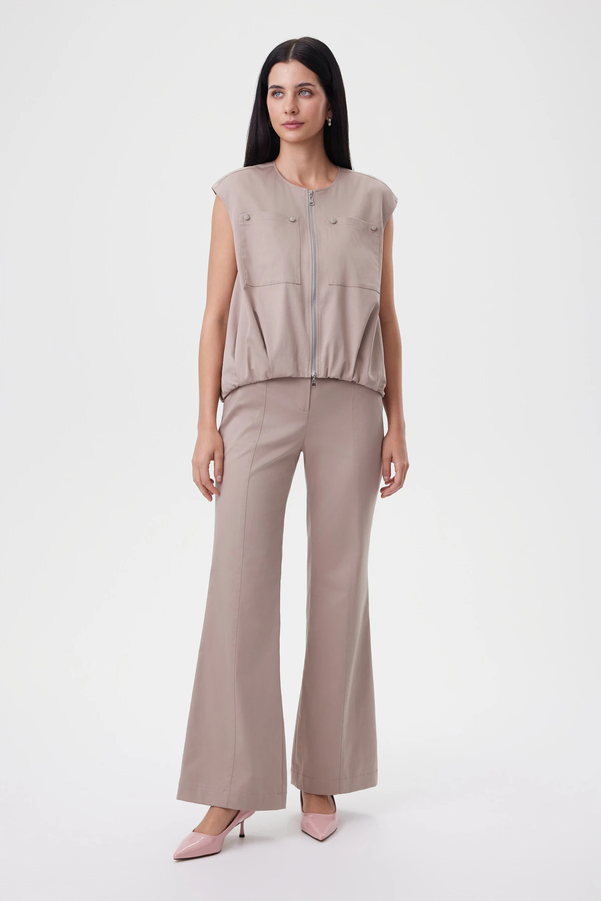 Брюки "Оттенки миндаля" 5