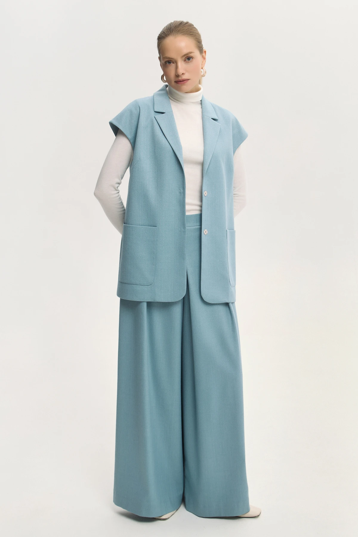 Брюки широкие "Аквамарин" 4