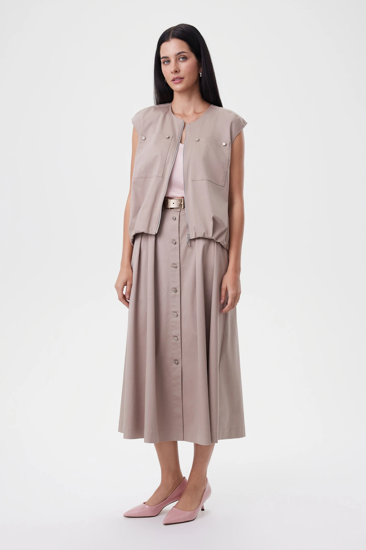 Жилет «Оттенки миндаля» 3