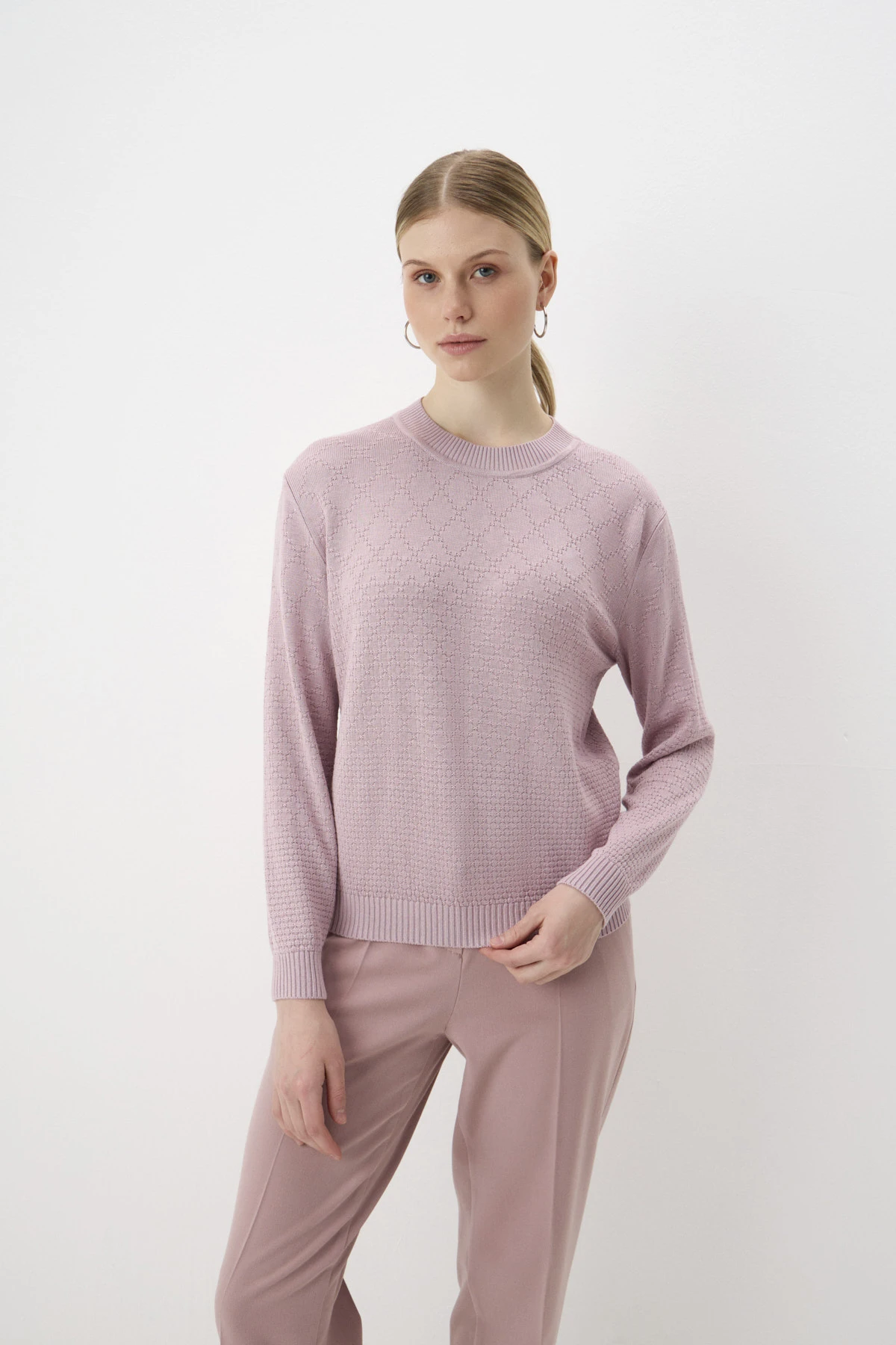 Джемпер пудровый 4