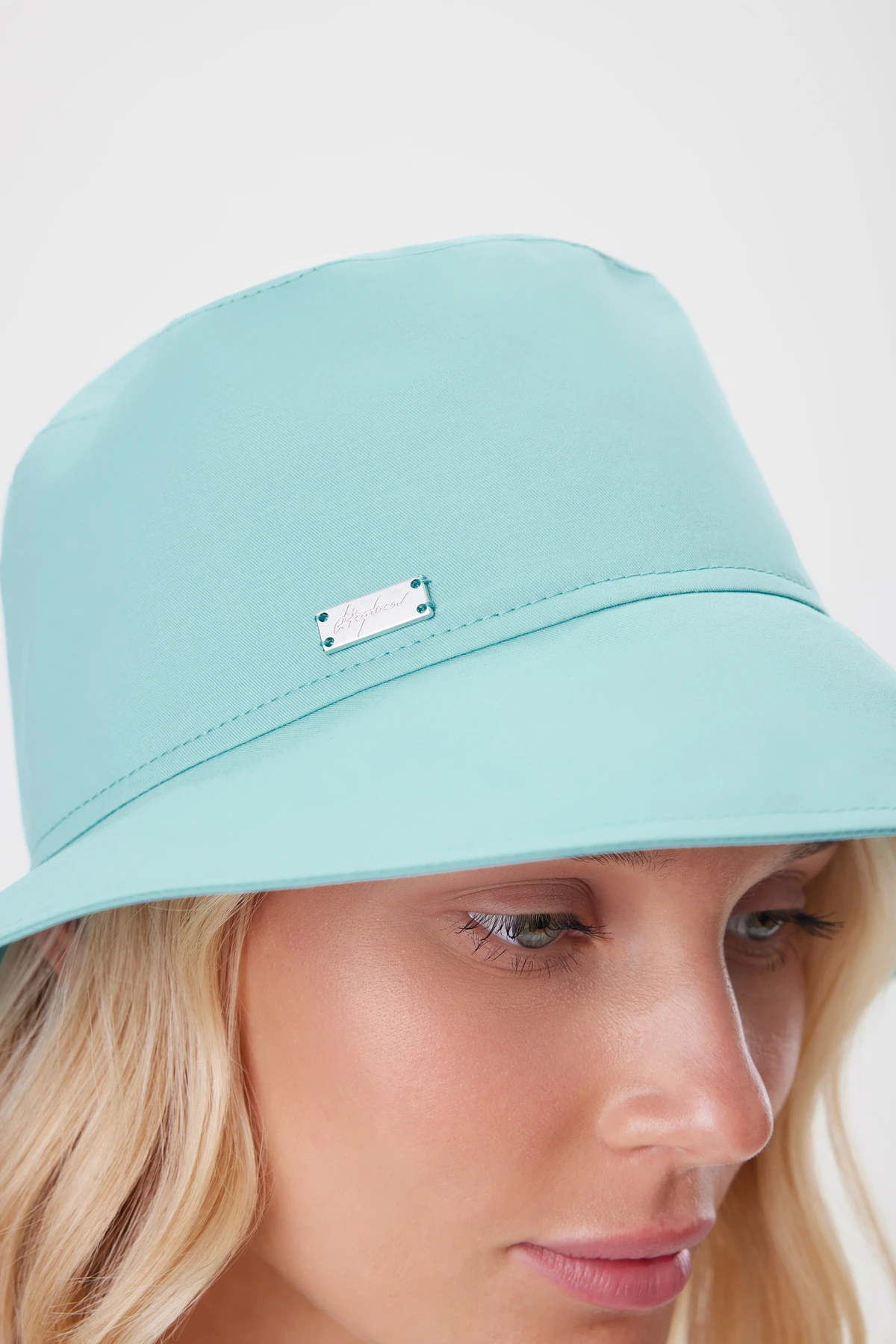 Шляпа бирюзовая 5