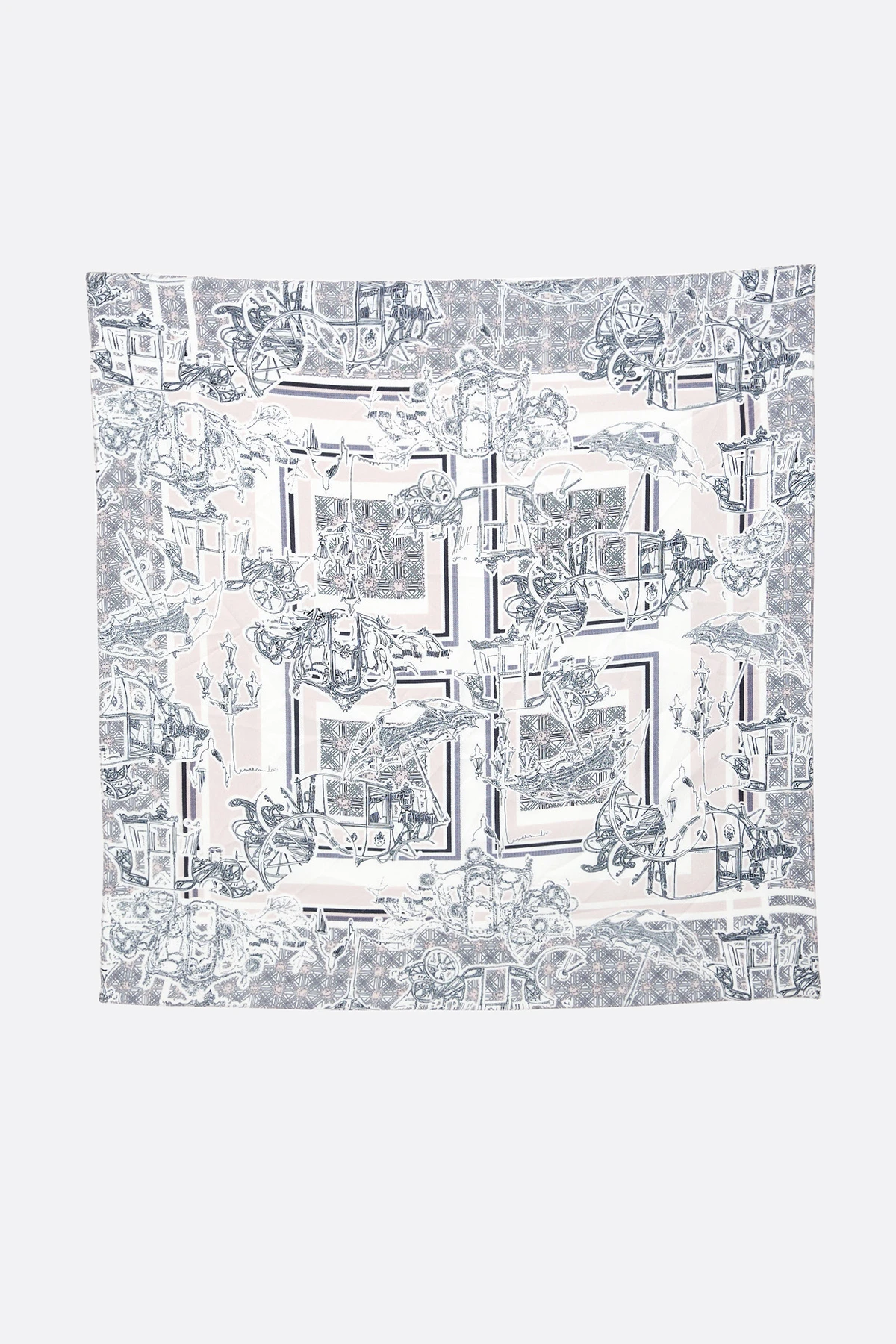 Платок "Питерская прогулка" 3