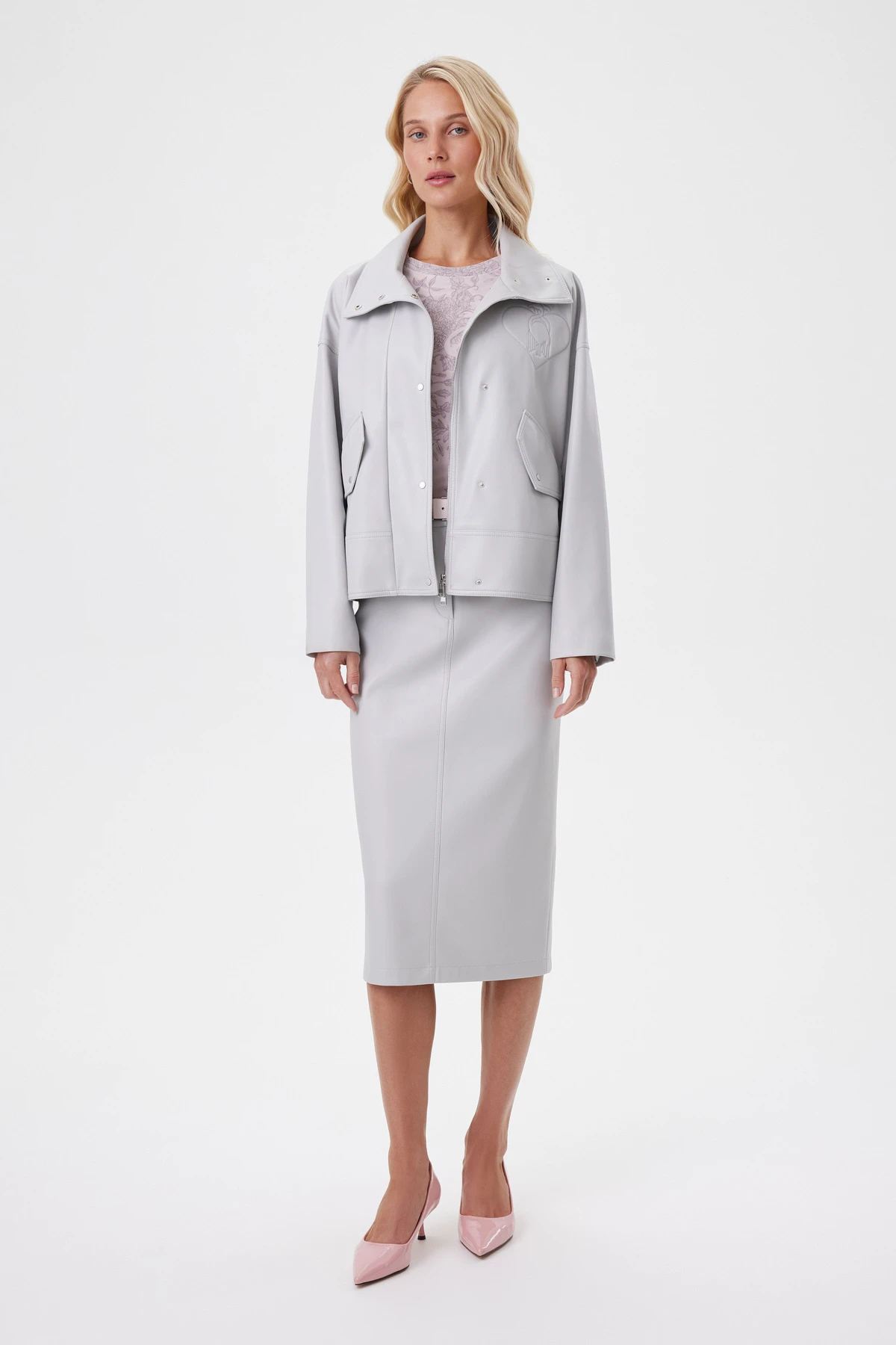 Юбка серая «Семейные ценности» 1