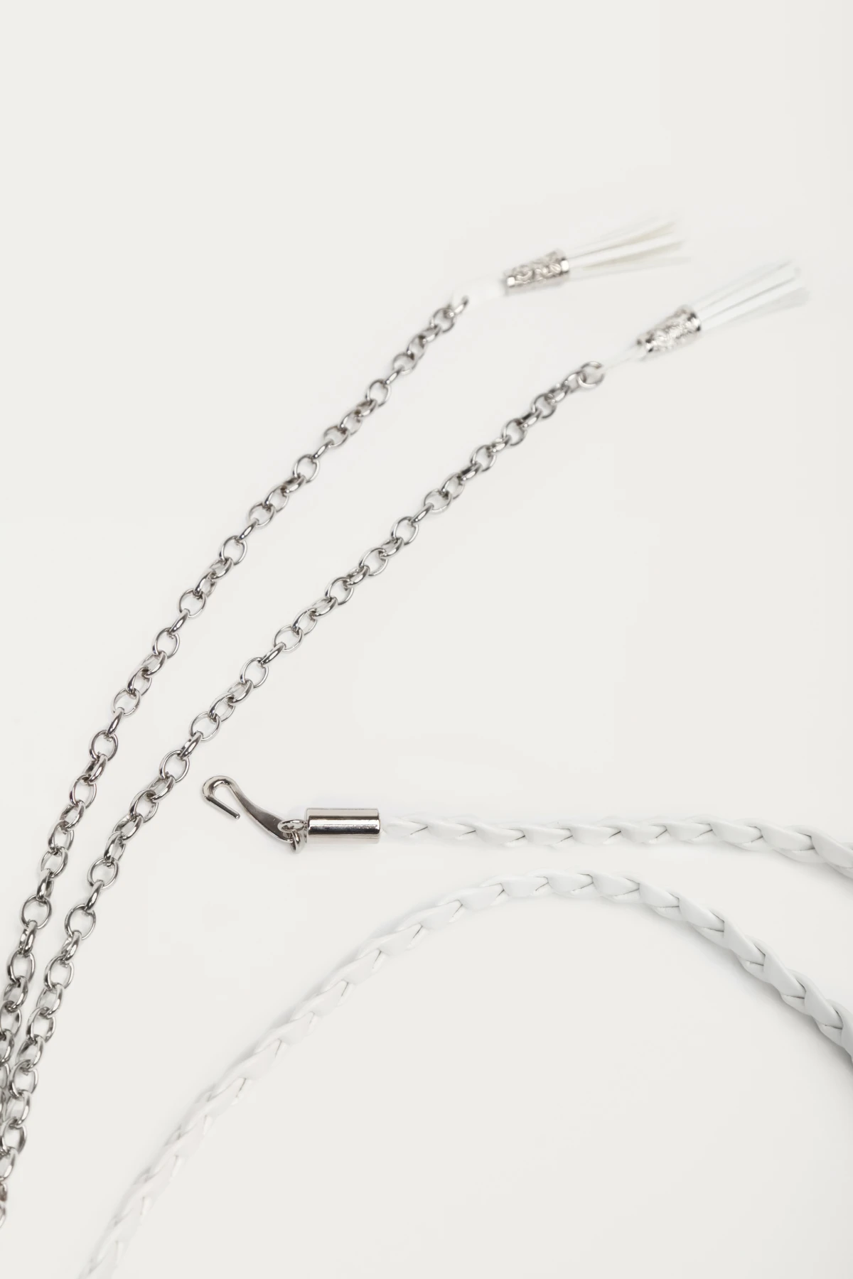 Пояс коса белый 2