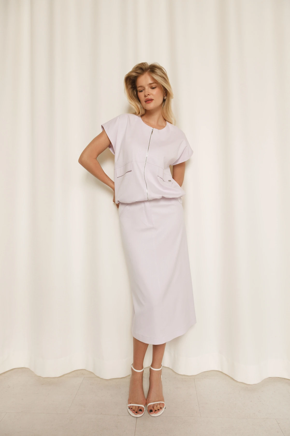 Жилет "Сиреневый рассвет" 4