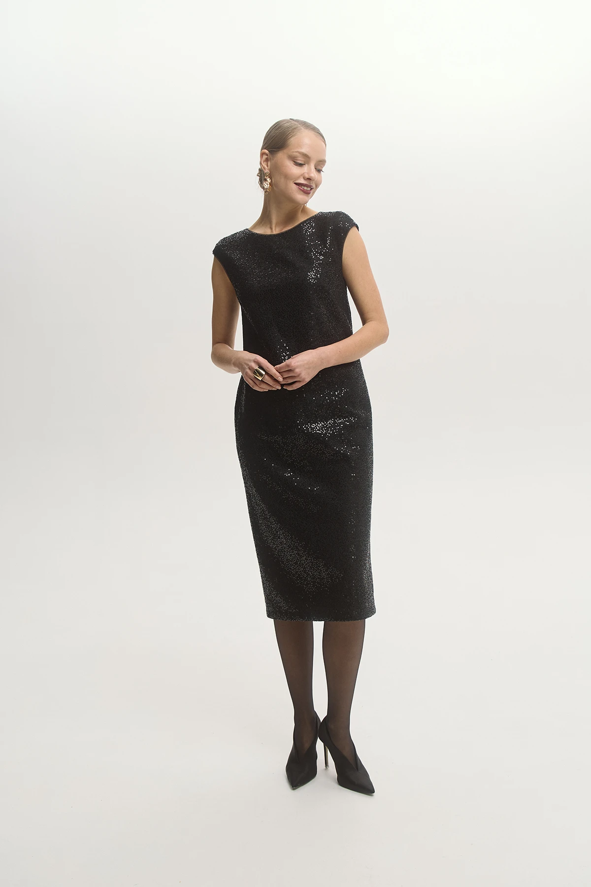 Платье-футляр "Поэзия ночи" 4