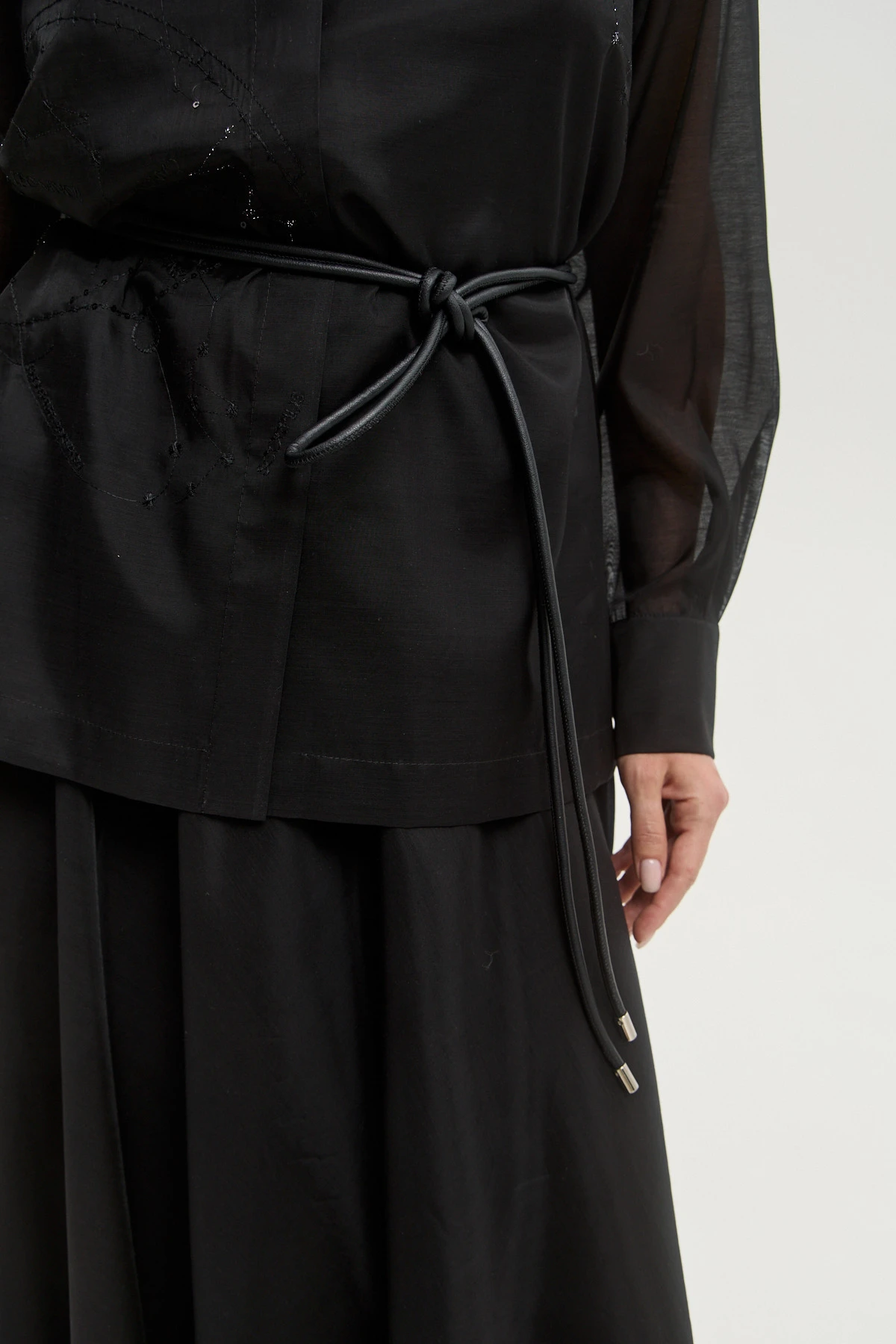 Пояс-шнур АB черный 1