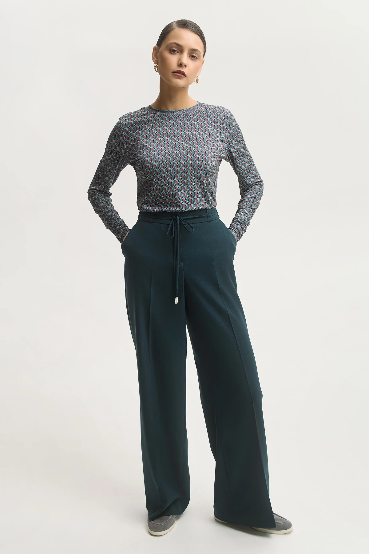 Лонгслив "Созвездие фламинго" 3