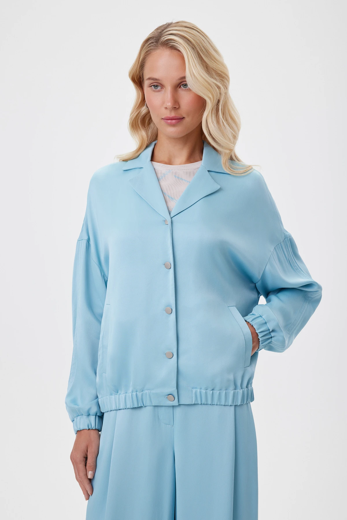 Блузон на пуговицах "Лазурная прогулка" 6