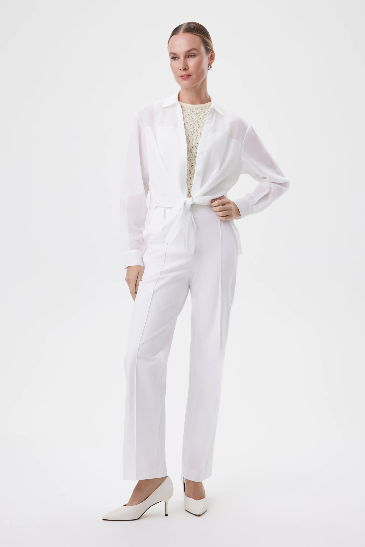 Брюки белые 2