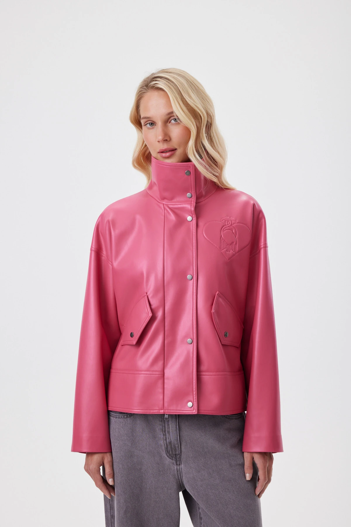 Куртка розовая "Семейные ценности" 9