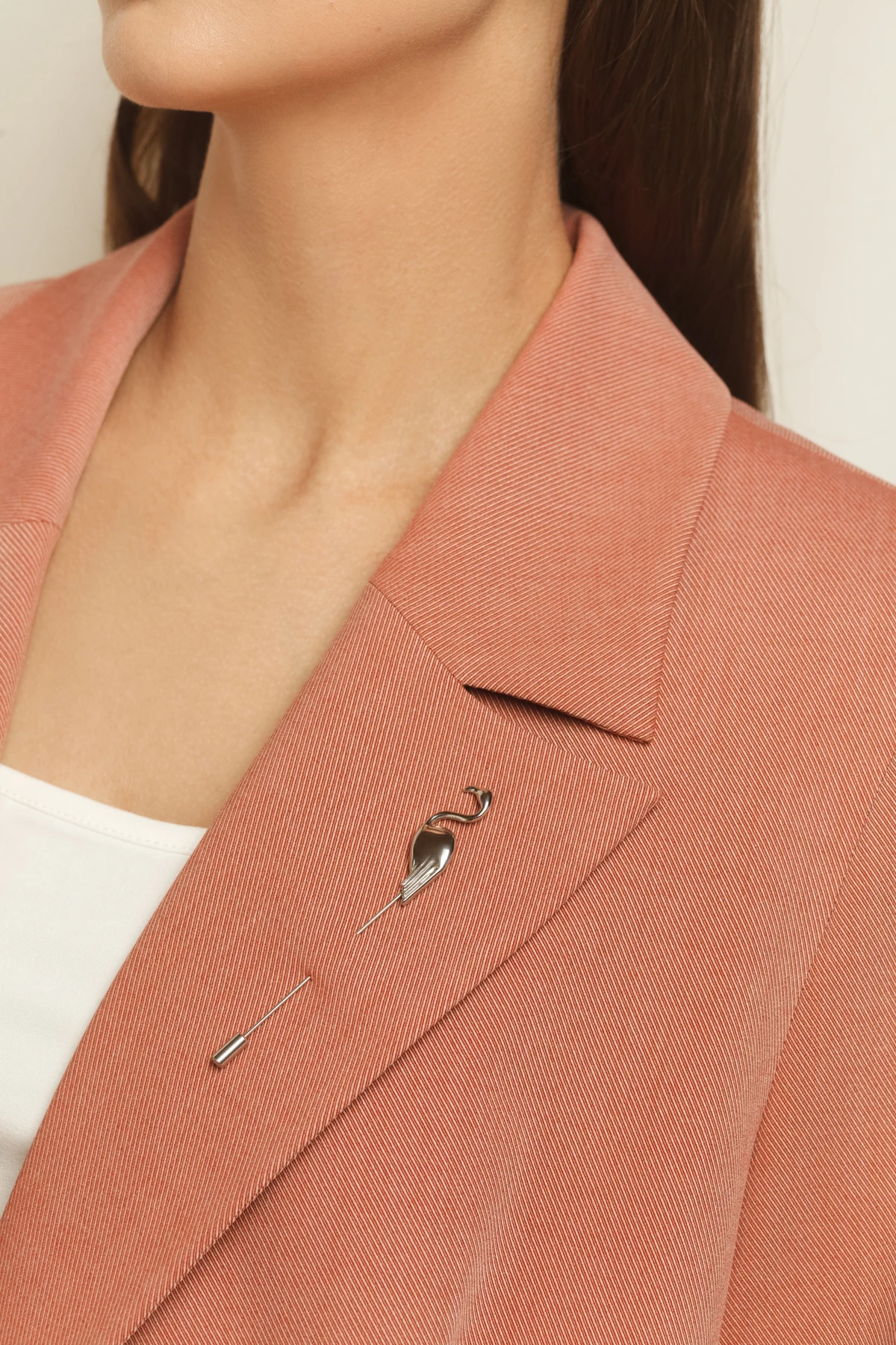 Брошь "Фламинго" с чехлом 3