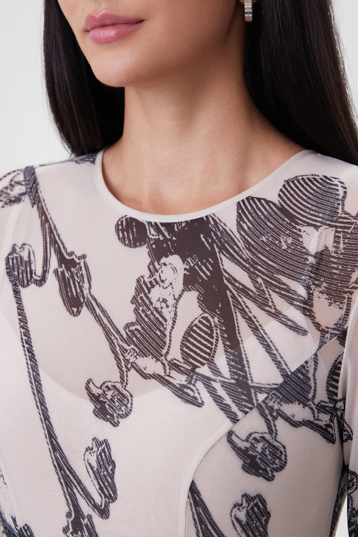 Платье "Силуэт весны" 2