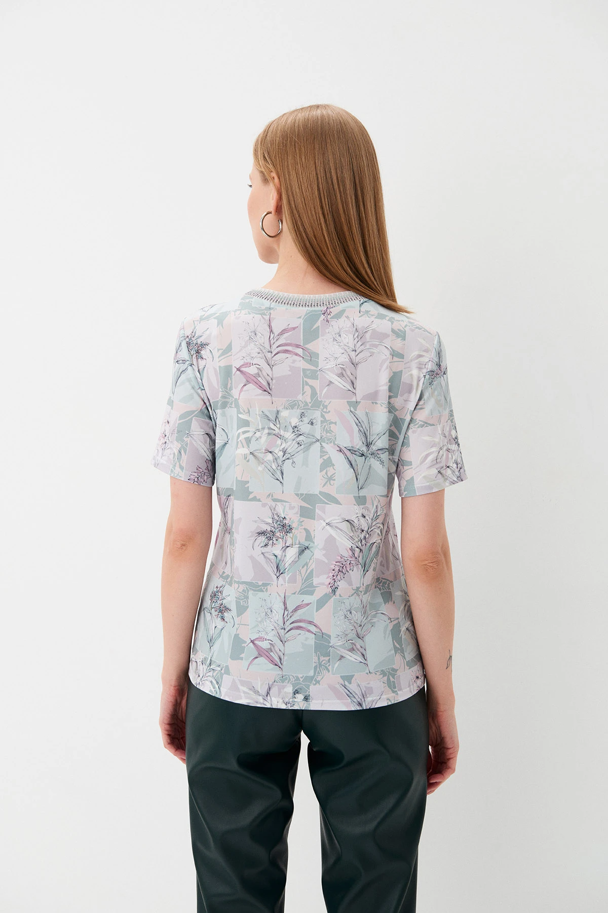 Джемпер с коротким рукавом "Тайна цветка" 1