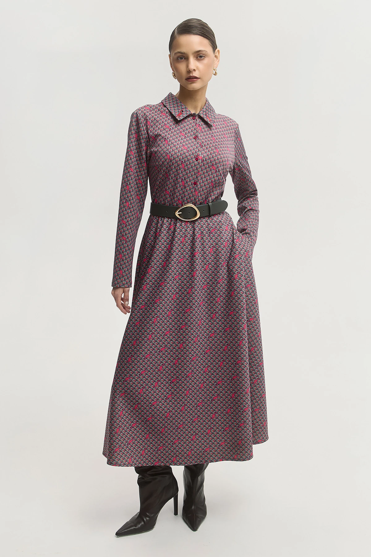  Платье "Созвездие фламинго" 6