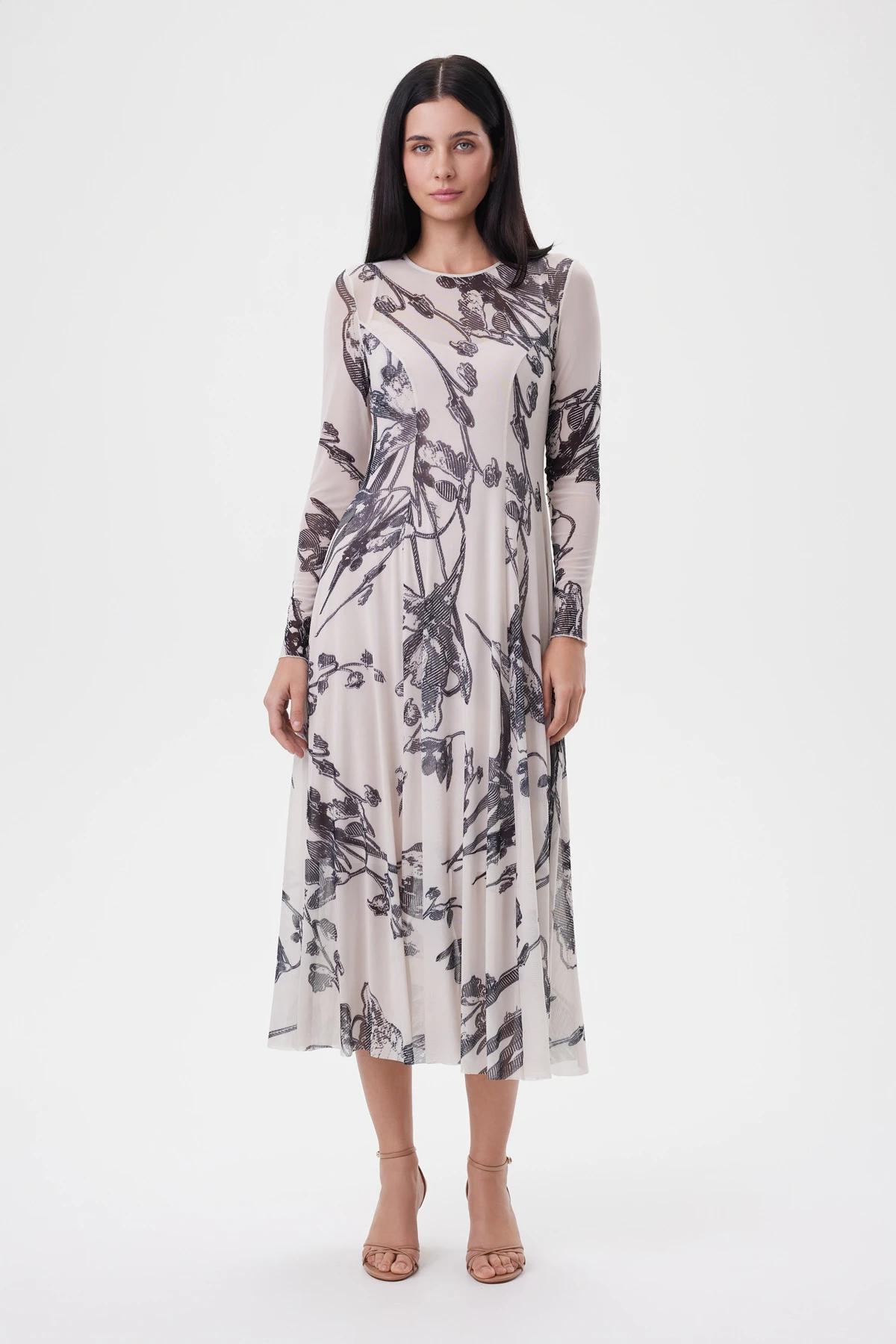 Платье "Силуэт весны" 3