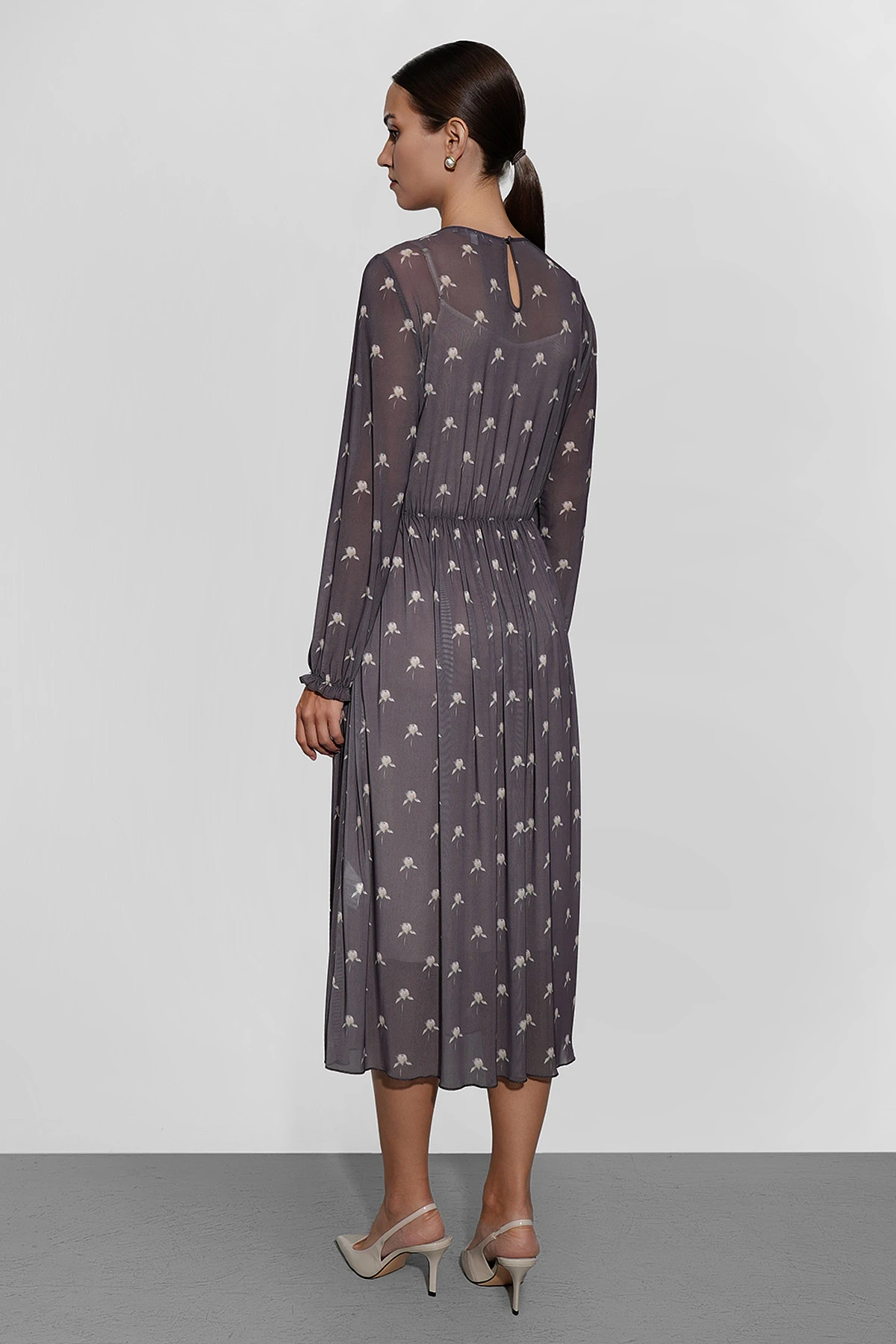 Набор платье тёмное "Мелодия утра" 2