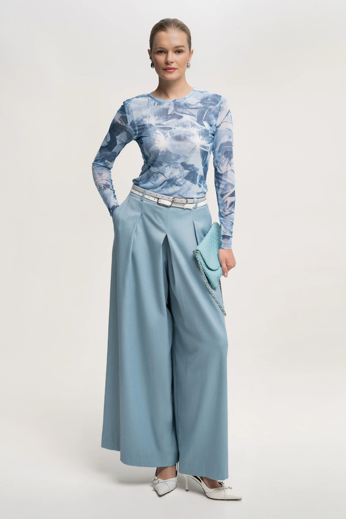 Брюки широкие "Аквамарин" 7