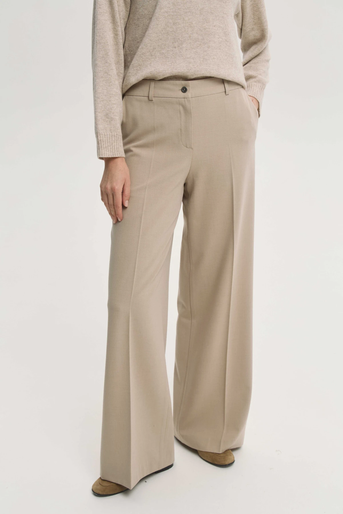 Брюки песочные 7