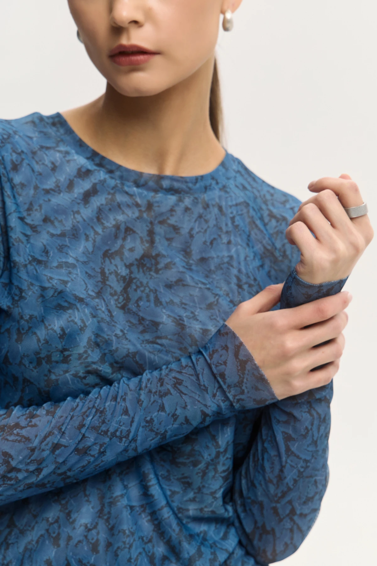 Лонгслив "Космический дождь" 1