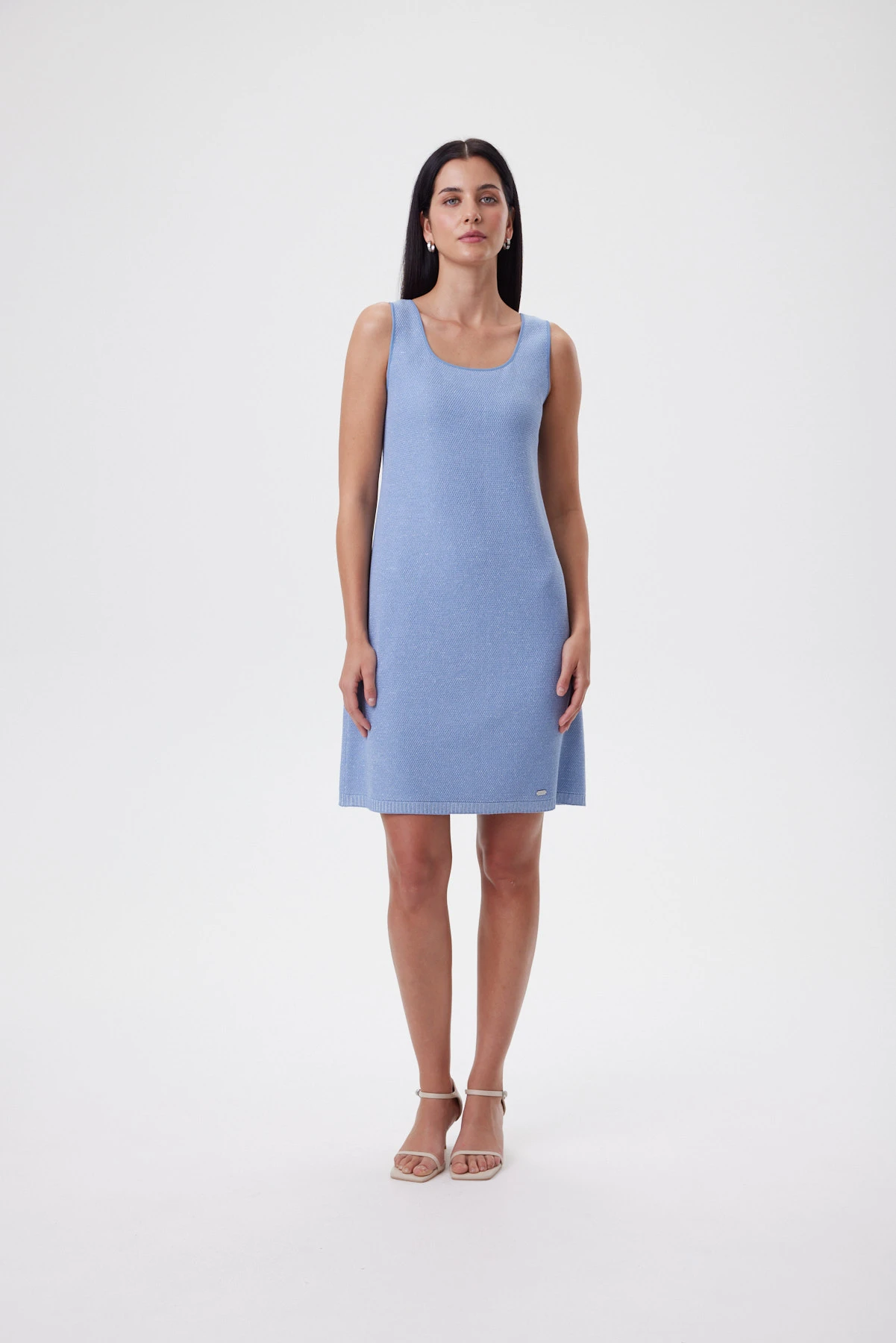 Платье вязаное «Городской полдень» 6