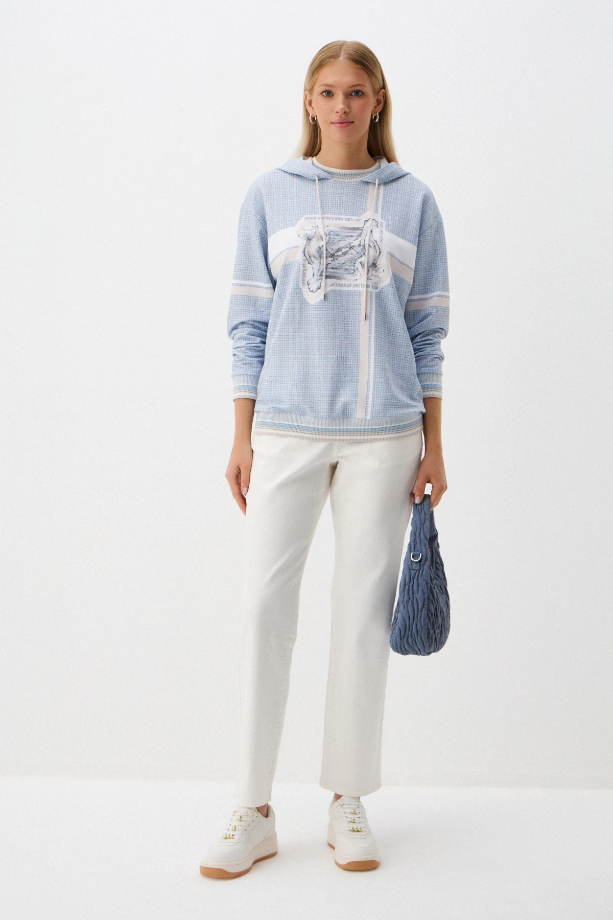 Брюки джинсовые светлые 5