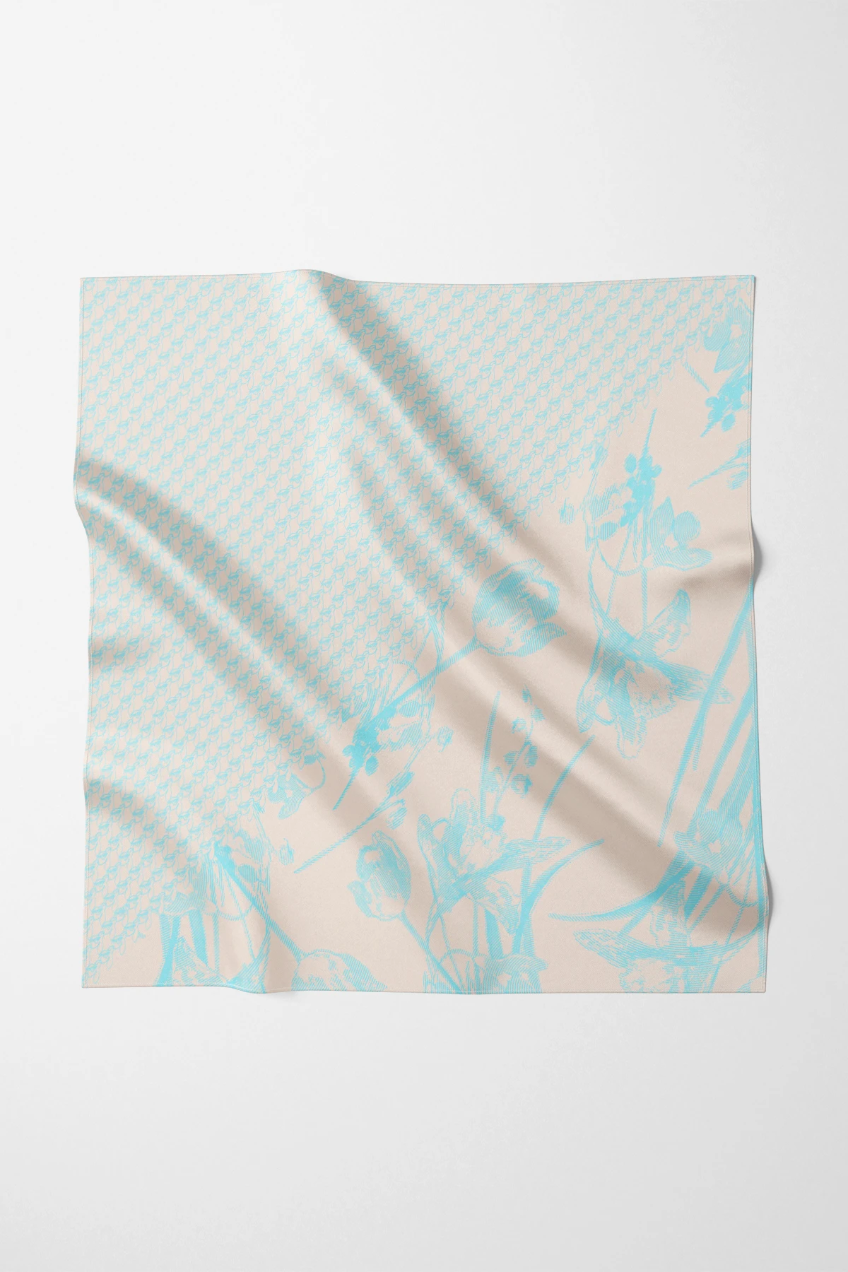 Платок "Весенний бутон" 1