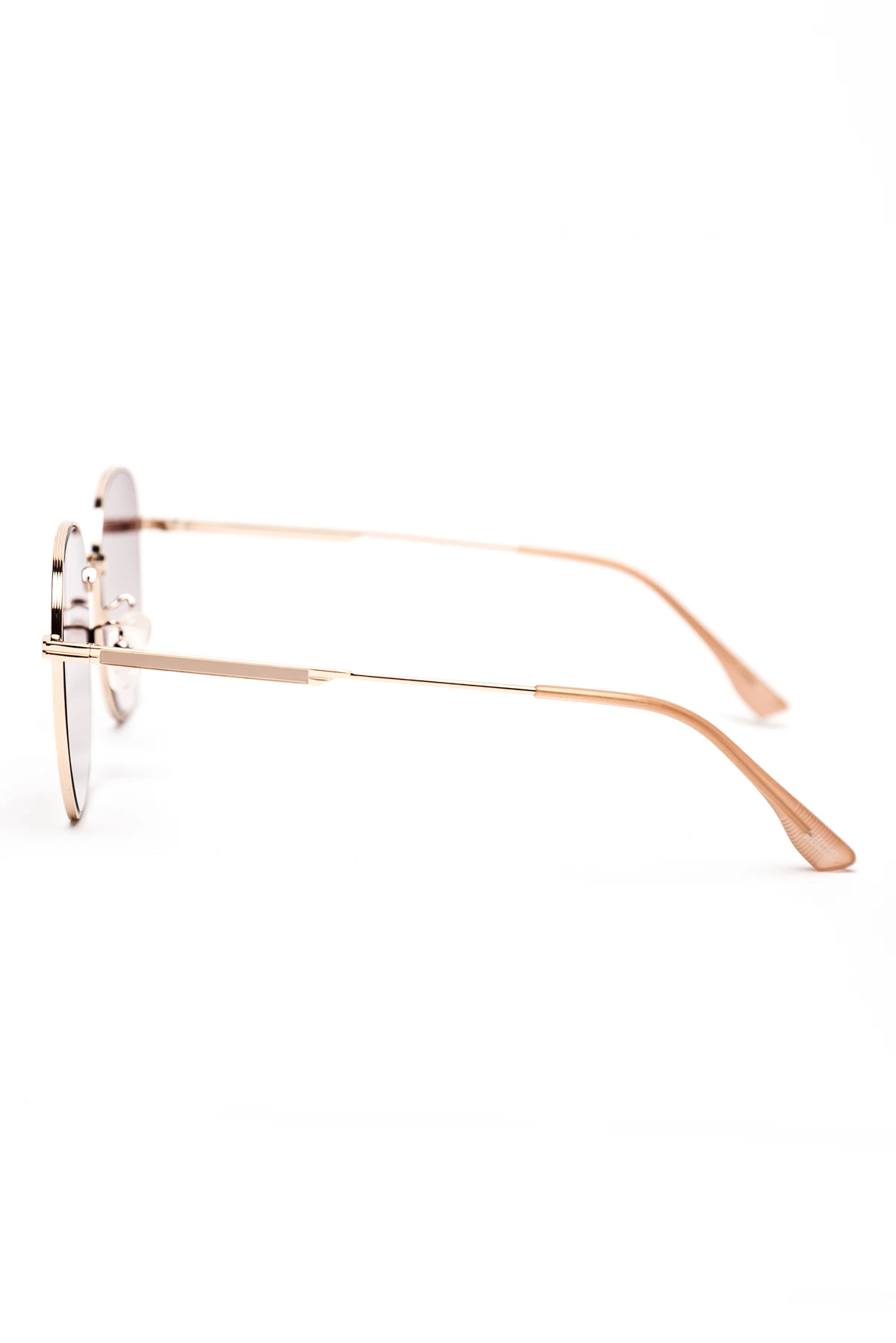 Очки золотистые квадратные с футляром 2