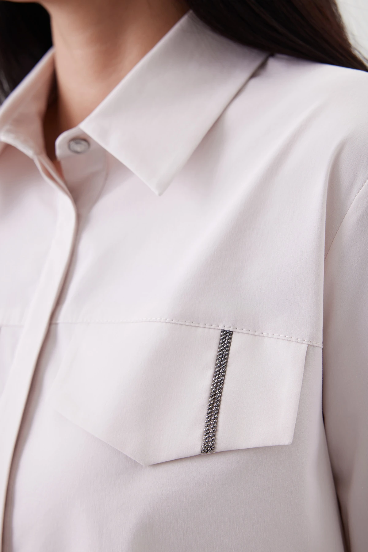 Блузка "Оттенки миндаля" 2