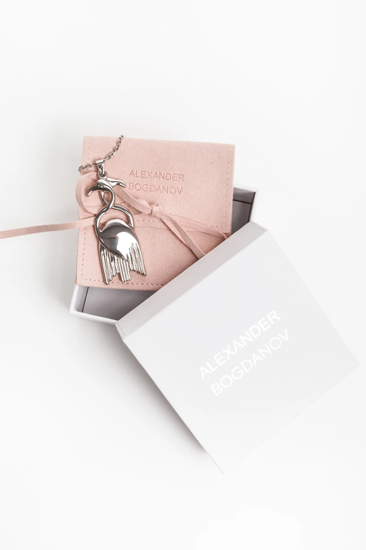 Кулон "Фламинго" с чехлом 2