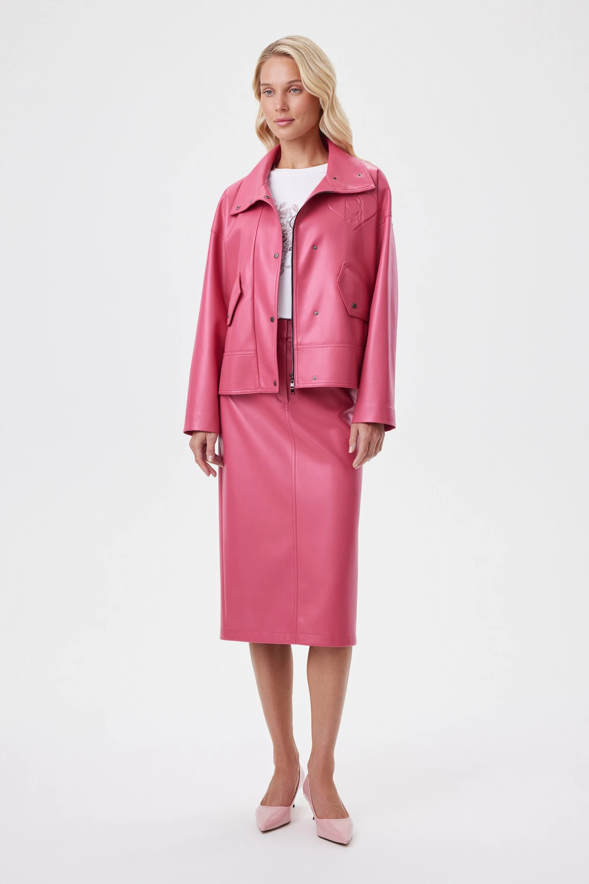 Юбка розовая "Семейные ценности" 3