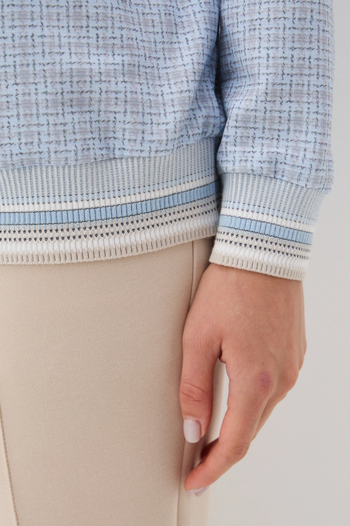 Джемпер с капюшоном "Северная пальмира" 2