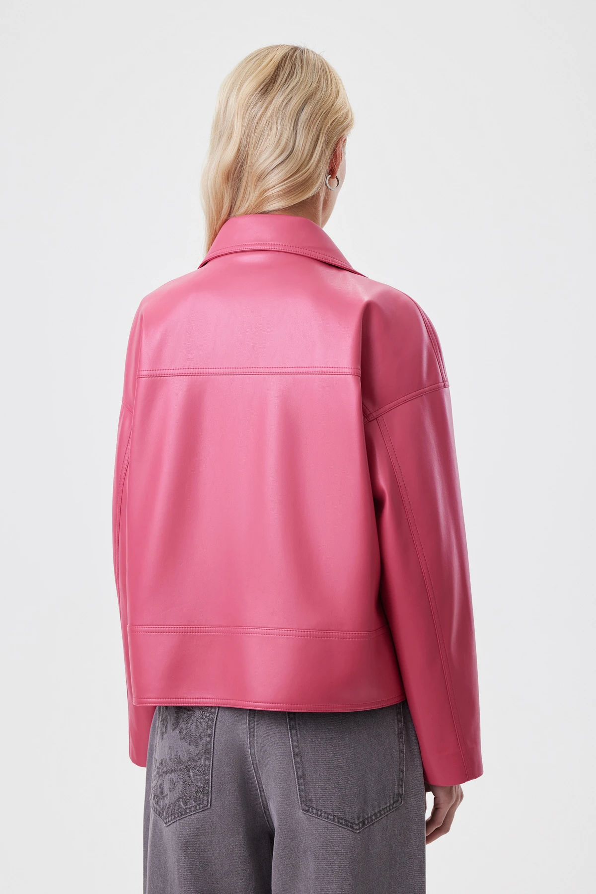 Куртка розовая "Семейные ценности" 5