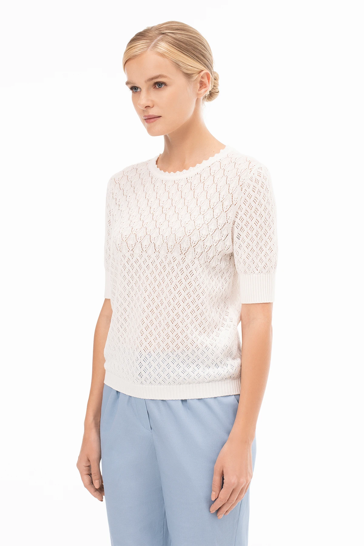 Джемпер "Ажурное солнце" 5