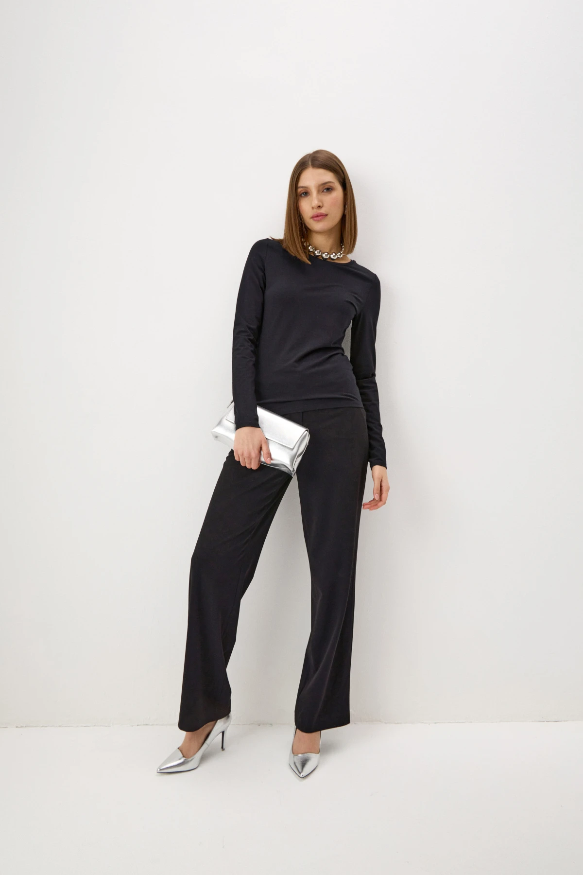 Лонгслив черный 3