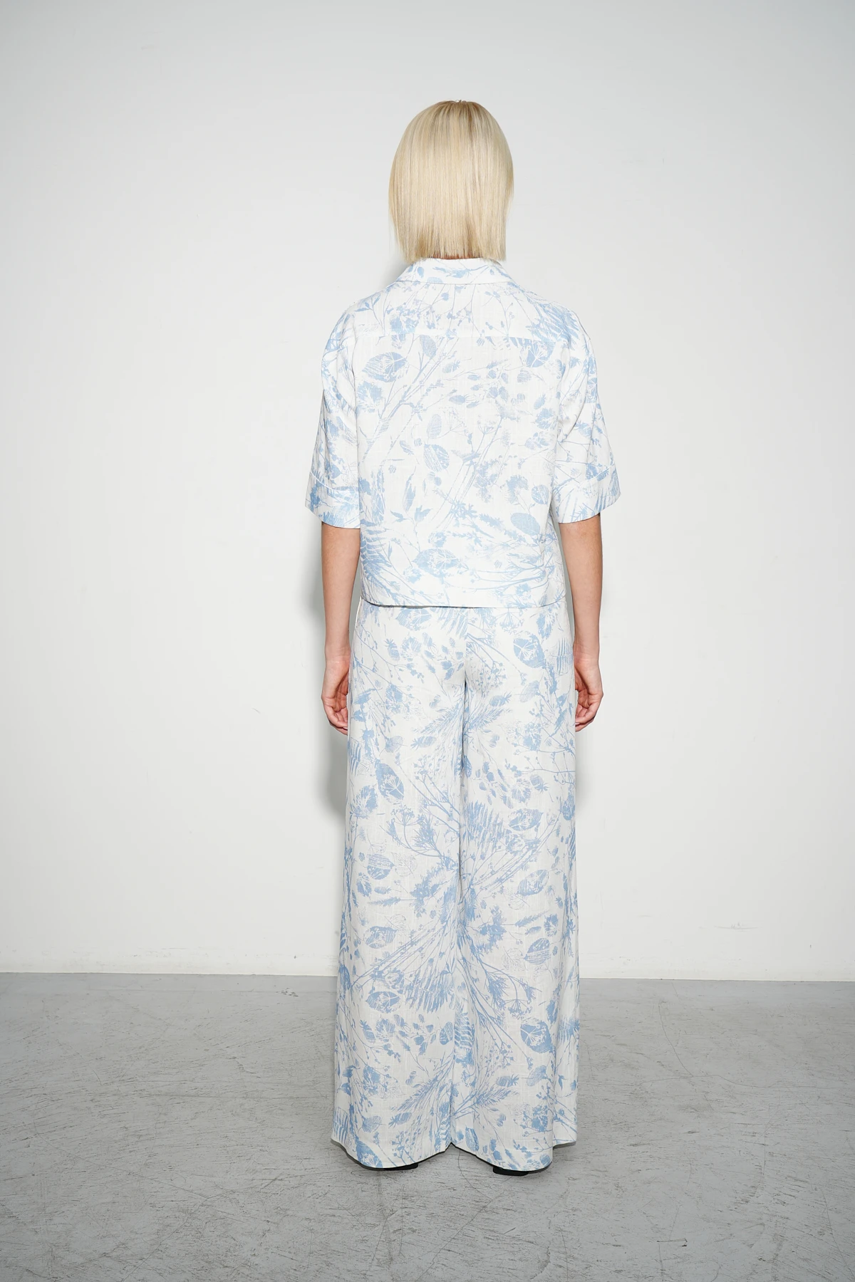 Рубашка "Льняной гербарий" 3