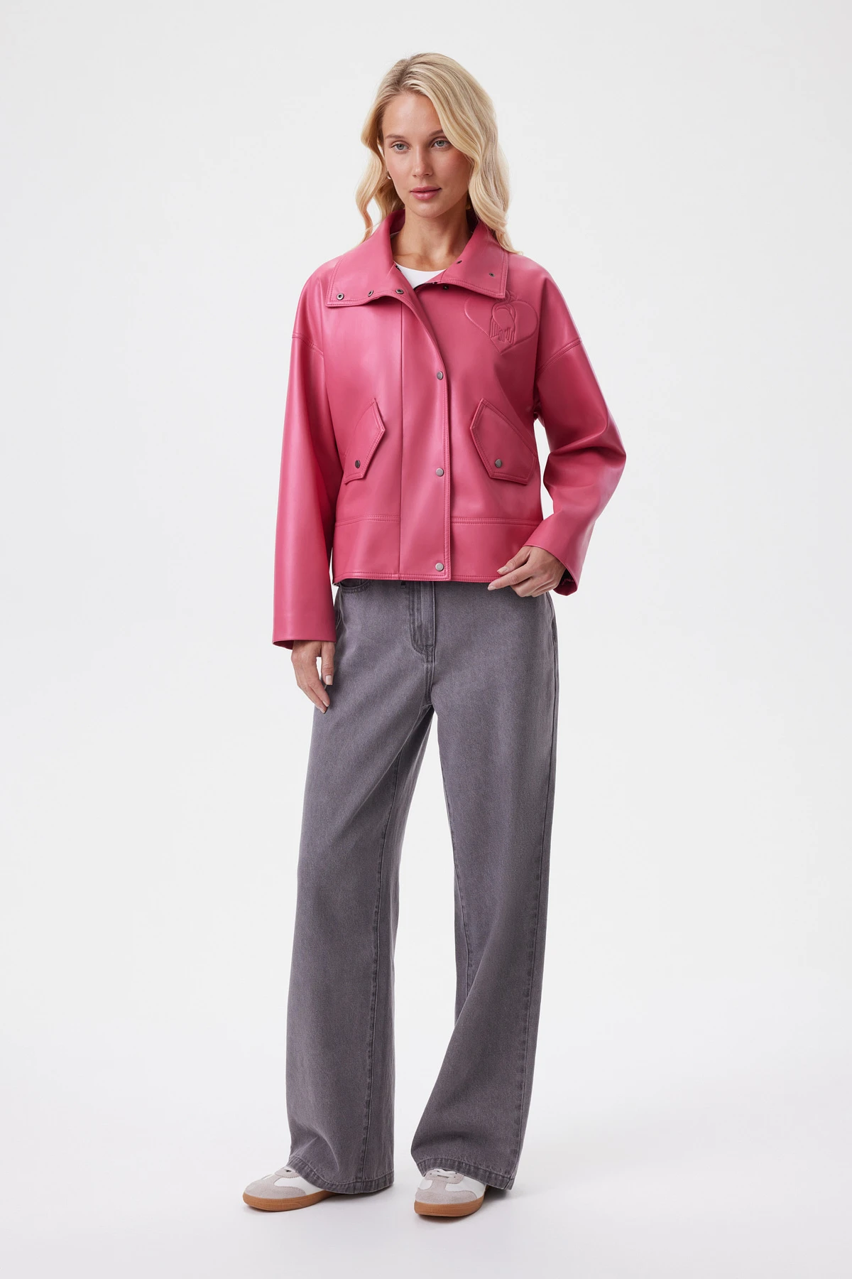 Куртка розовая "Семейные ценности" 4