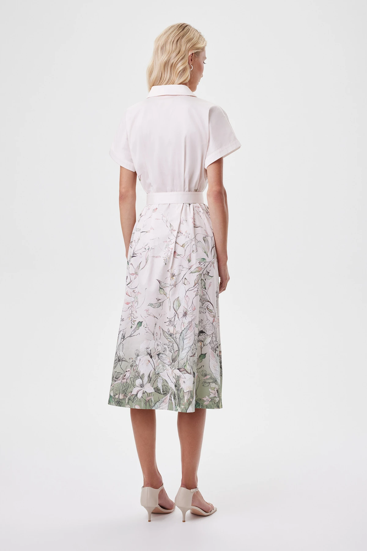 Платье с поясом «Флорариум» 1