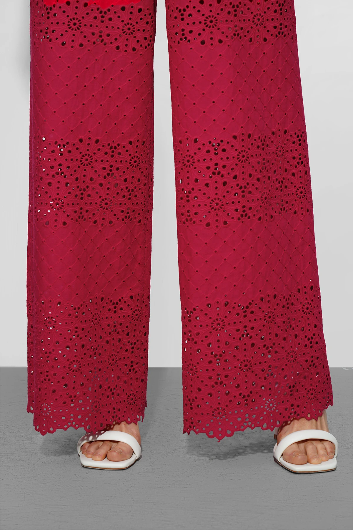 Брюки широкие шитьё "Ягодный микс" 2