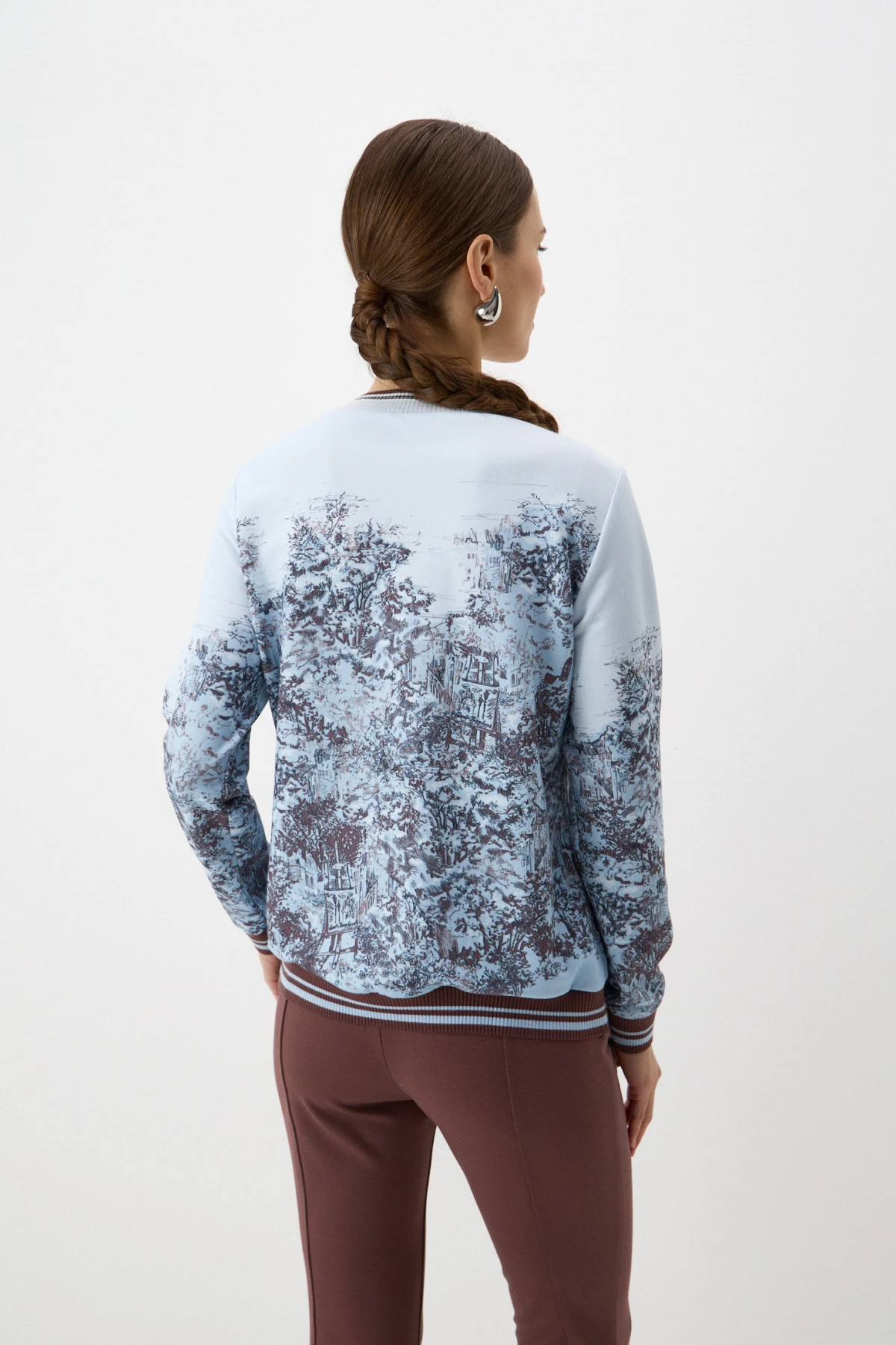 Свитшот "Гравюры северной сказки" 4