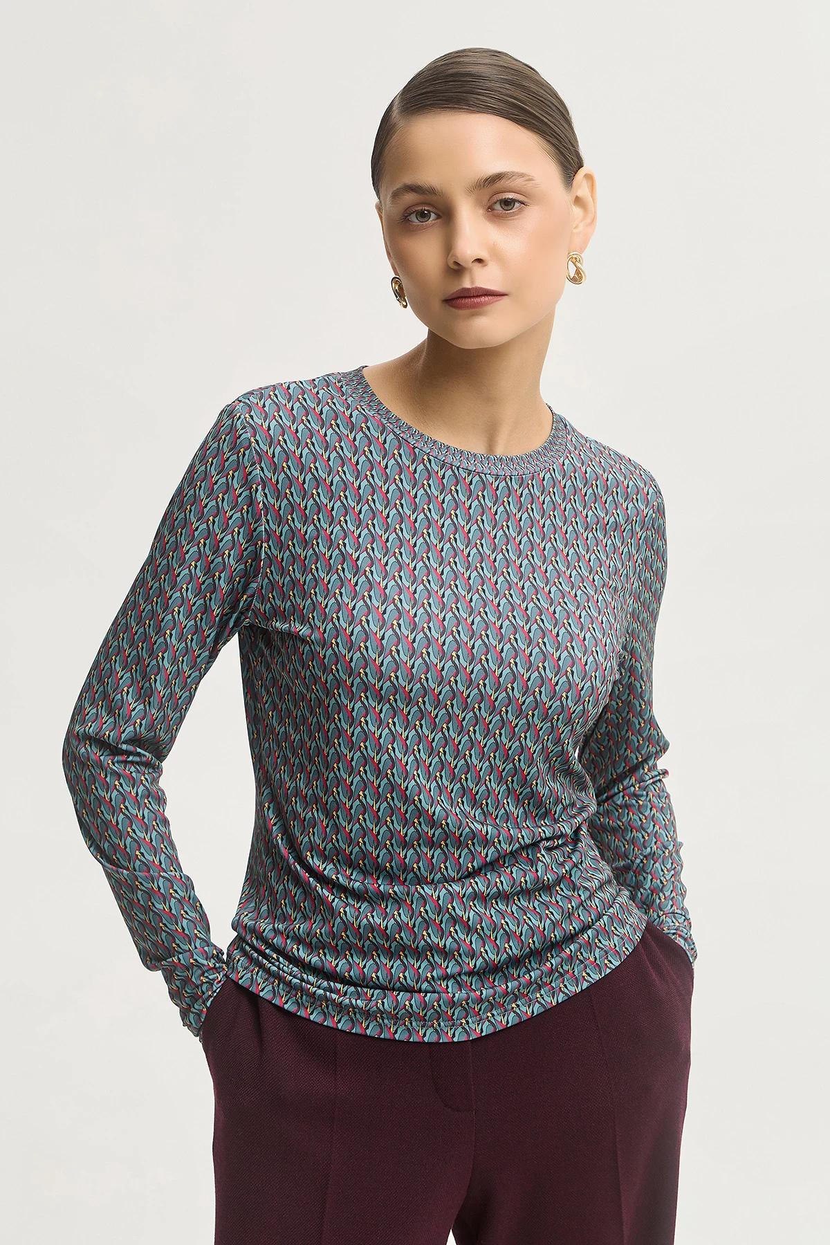 Лонгслив "Созвездие фламинго" 5