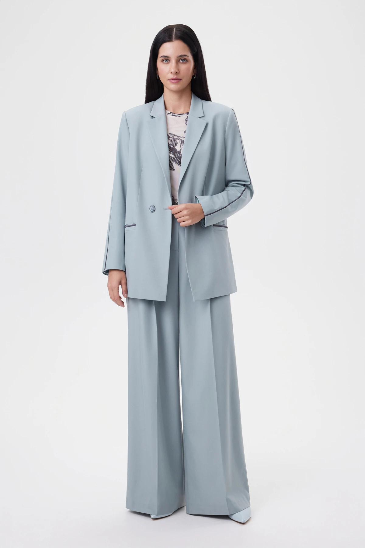 Джемпер "Силуэт весны" 1