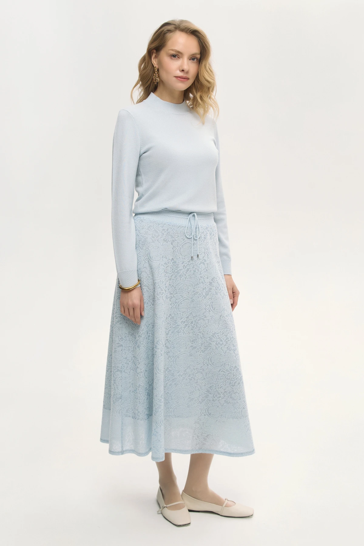 Джемпер "Голубая орхидея" 4